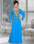 Slim Fit kaftan With Golden Embroidery